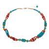 Bohemian ethnic retro necklace, Nepalese hand woven exotic style collarbone chain accessory for women