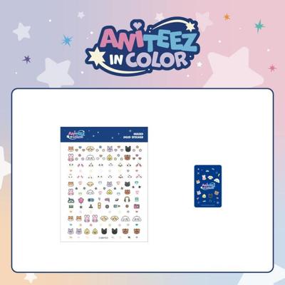 Förbeställ ATEEZ ANITEEZ IN COLOR Officiell MD Mikrodekorationsklistermärke