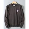 Men's Autumn Sweatshirt with Fish Scale Embroidery, Heavy Wash, and Long Sleeves, Suitable for Sports and Casual Wear