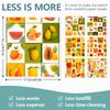 Cleaning Cloth Reusable Kitchen Dish Towels Eco-friendly Microfiber Orange Fruits Print Dishcloths Lint Free Washable Duster Rags Tea Towels 9*7inch