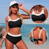 European and American Swimsuits New Split Swimsuits Women's Sports Bikini Spot