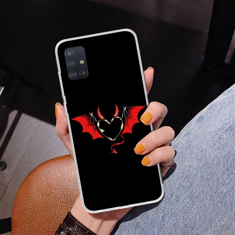 Gothic Vampire Scarlet Art Phone Case For Samsung Galaxy A52 A32 A22 A12 A51 A31 A50S A30S A20S A10S Note 20 Ultra 10 Plus S10 A