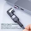 Type-C Magnetic Adapter PD120W 6A Quick Charge Aluminum Alloy USB C To Type-C Converter Computer Accessories