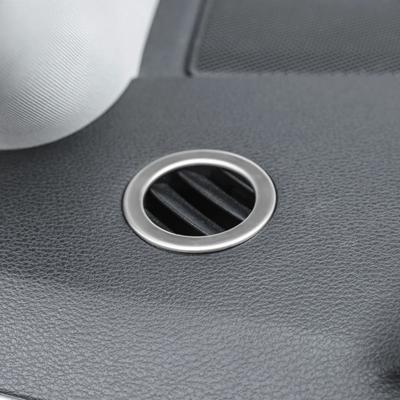 Stainless Steel Dashboard Air Vents Circles Decoration Cover Trim For Mercedes Benz E Class W212 2009-2015 Interior Accessories