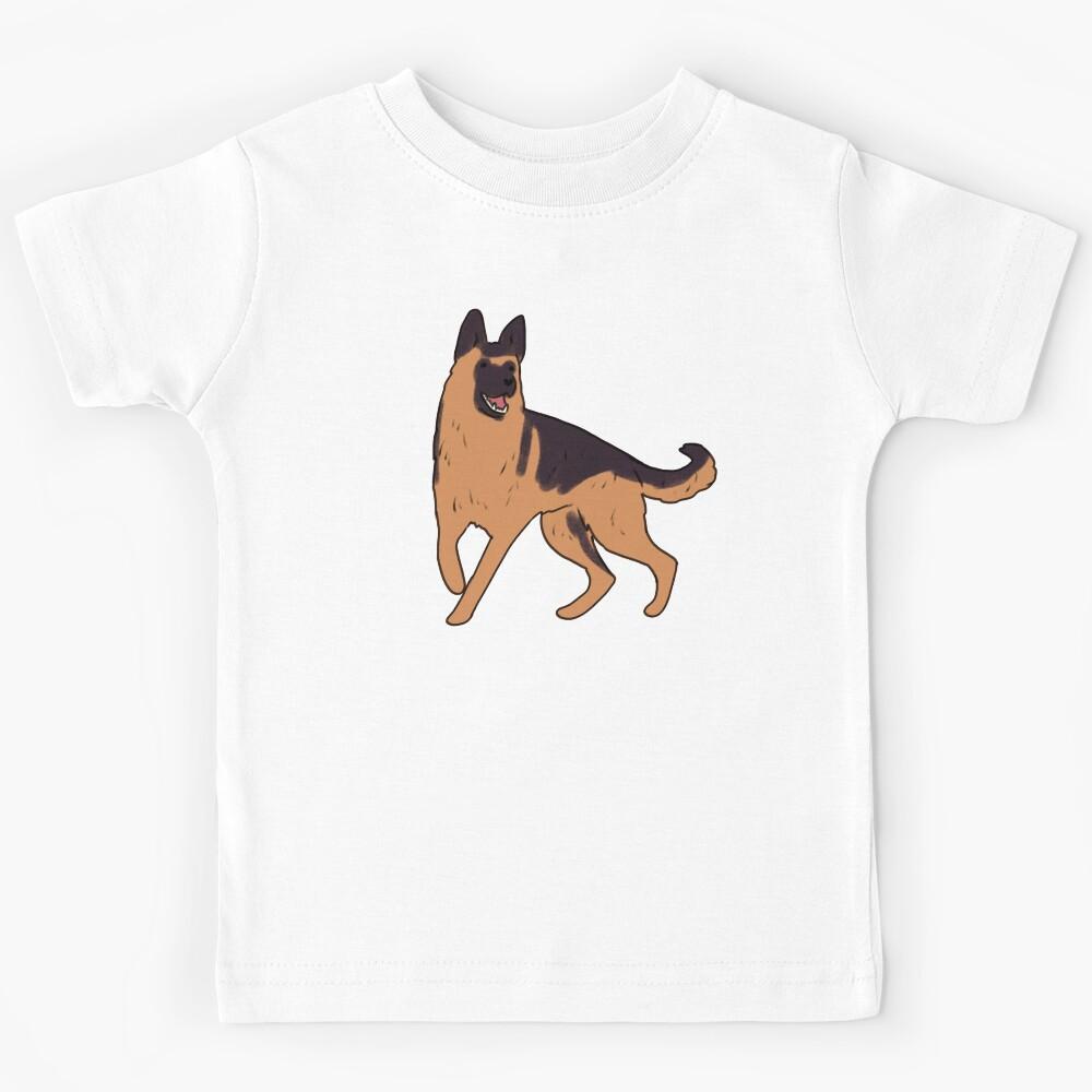 german shepherd drawing Kids T-Shirt 120