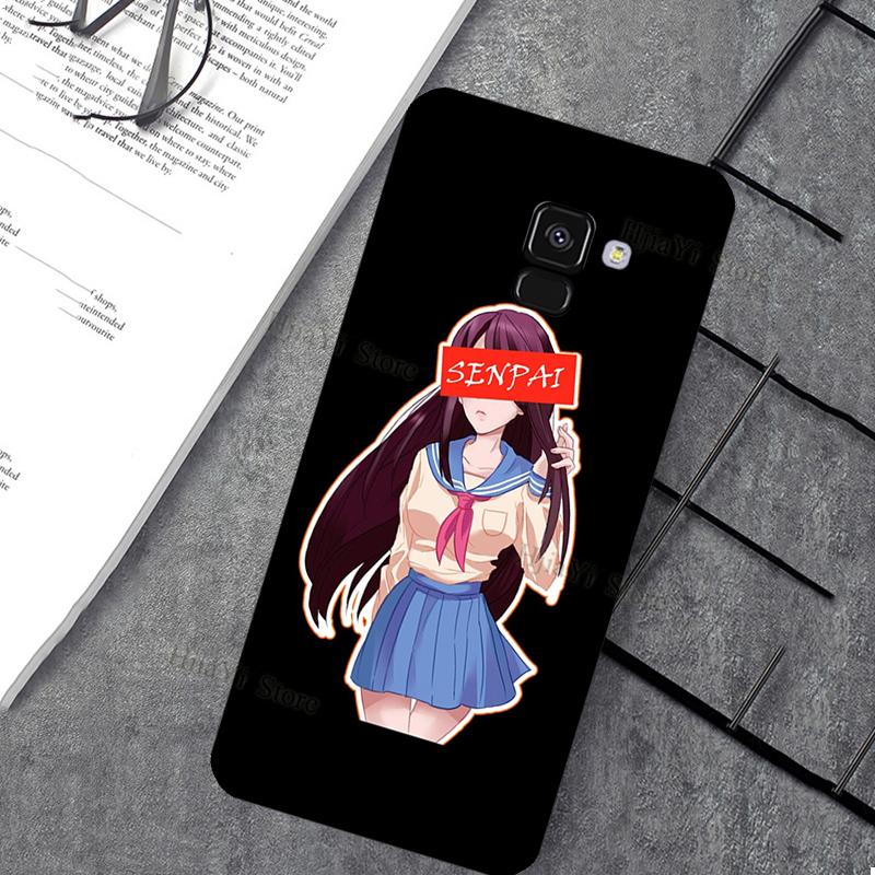 Sugoi Senpai Anime Case For Samsung J3 J5 J7 J1 A3 A5 2016 2017 J4 J6 J8 A7 A9 A6 A8 Plus 2018 Coque Fundas