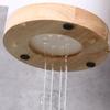 Large Round Detachable Draining Chopstick Holder with Three Compartments