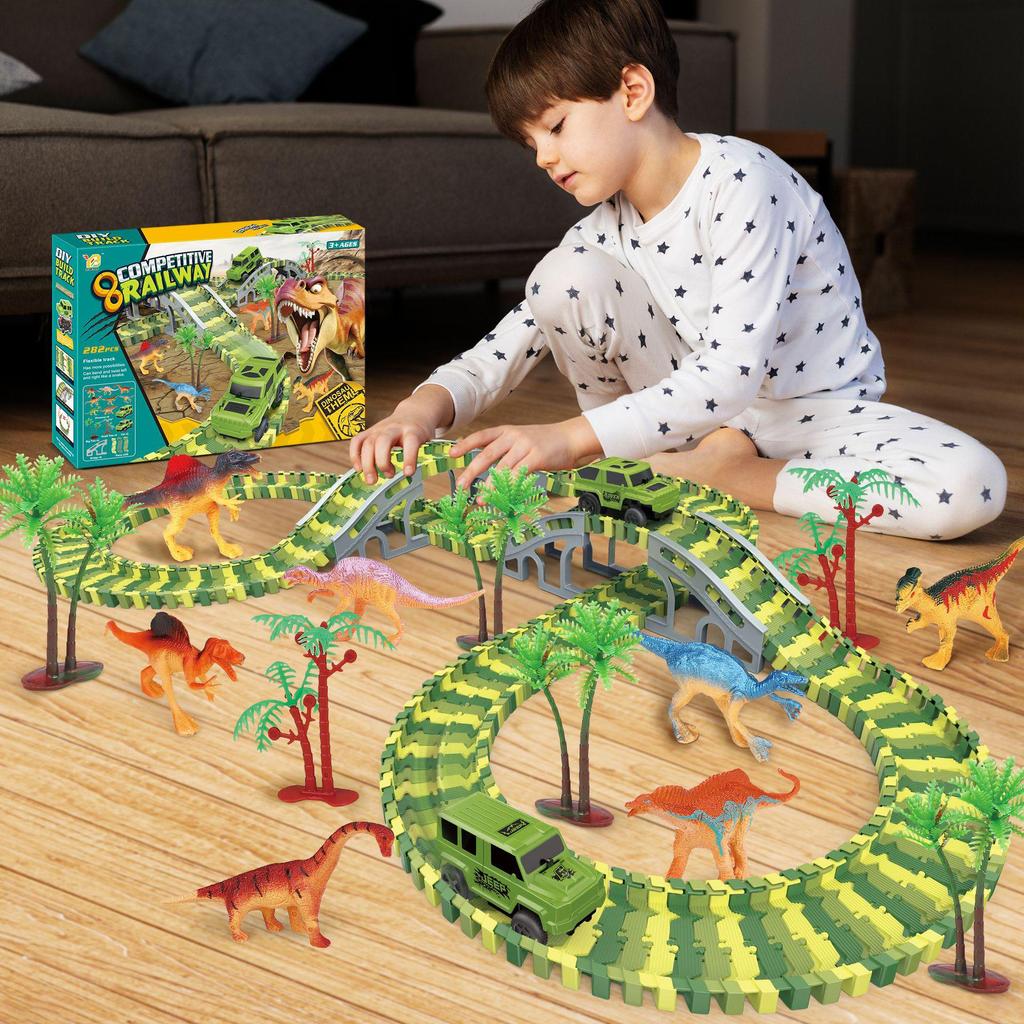 DIY Modulare Elektrische Autorennbahn Bausteine für Kinder - Ingenieurwesen & Lernspielzeug