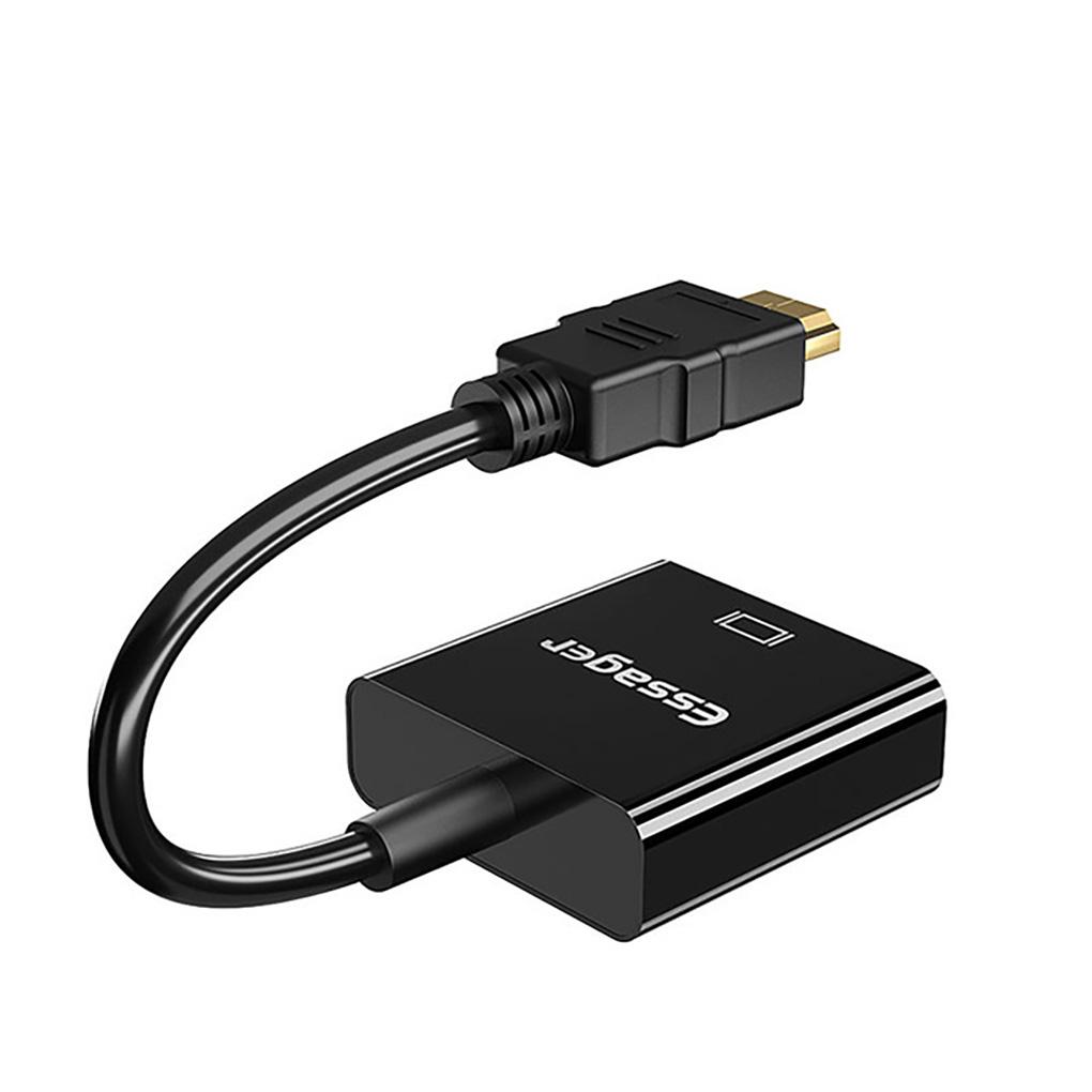 HD To VGA Video Adapter 1080P Male To Female Converter Digital To Analog Video Power Cable Audio Cable