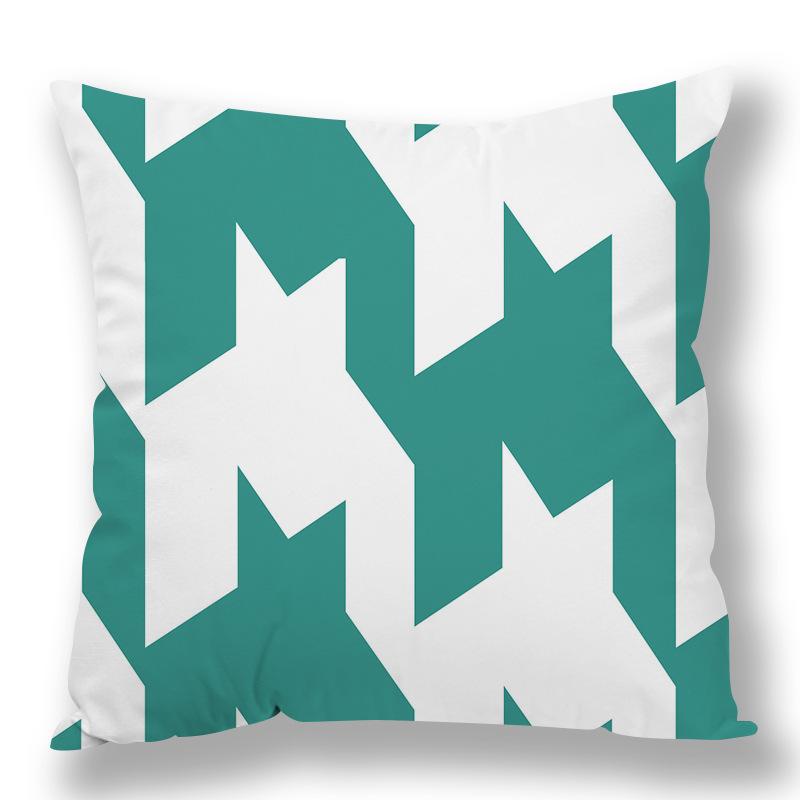 Abstract Houndstooth Geometric Pillow Cover Design Pillow Waist Premium Durable Quality Useful Practical Reliable