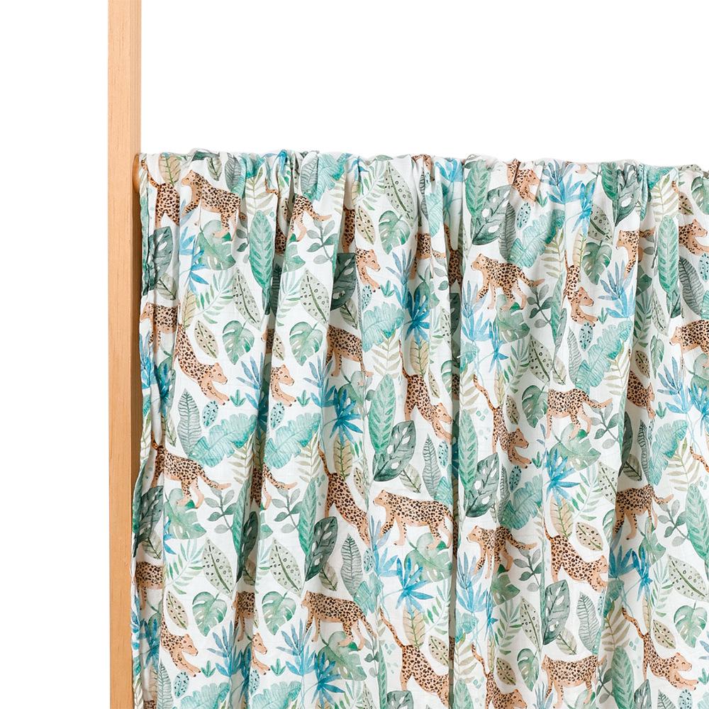 Kangobaby Bamboo Cotton Muslin Swaddle Blanket for Newborns