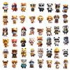 50 Cartoon Occupation Animal Graffiti Stickers Guitar Notebook Suitcase DIY Waterproof Stickers