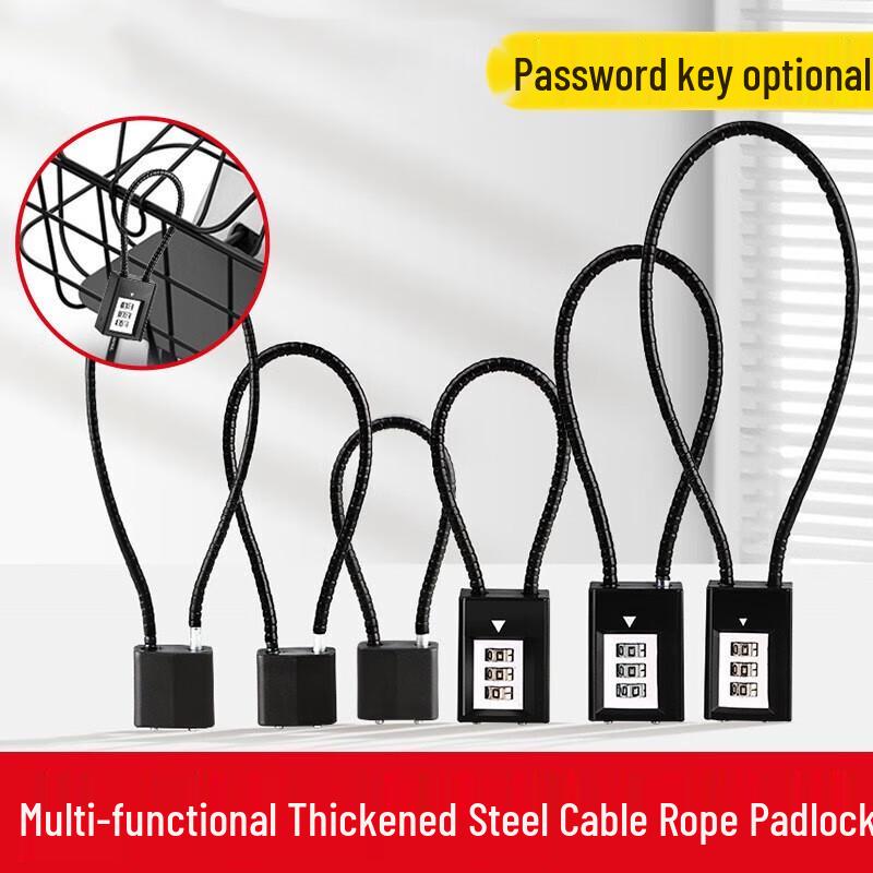 Honggong Portable Steel Wire Security Padlock
