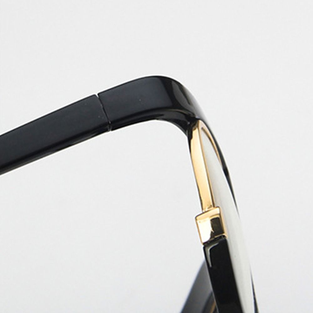 Retro Oversized Round Eyeglasses Frame Ladies Fake Eyewear Anti Blue Light Glasses Computer Glasses