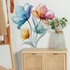 2 Pcs Simple Lines Yumei Flowers Bedroom Living Room Home Background Landscaping Decorative Wall Stickers