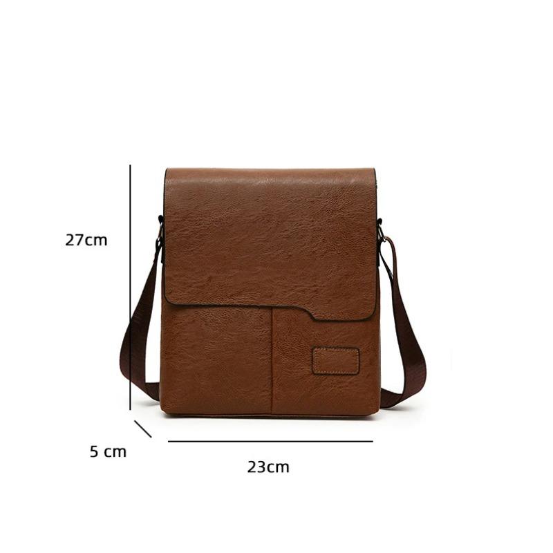 Neueste Mann Messenger Bag Männer Pu Leder Schulter Taschen Business Umhängetasche Casual Bag Vintage Handtasche
