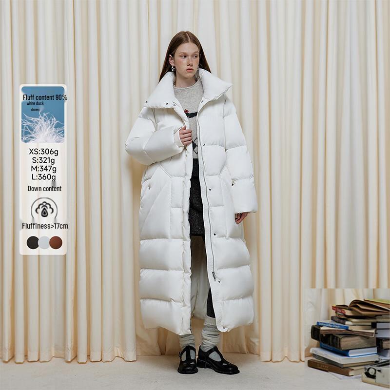 GREEN BELT Women's Long Duck Down Puffer Jacket