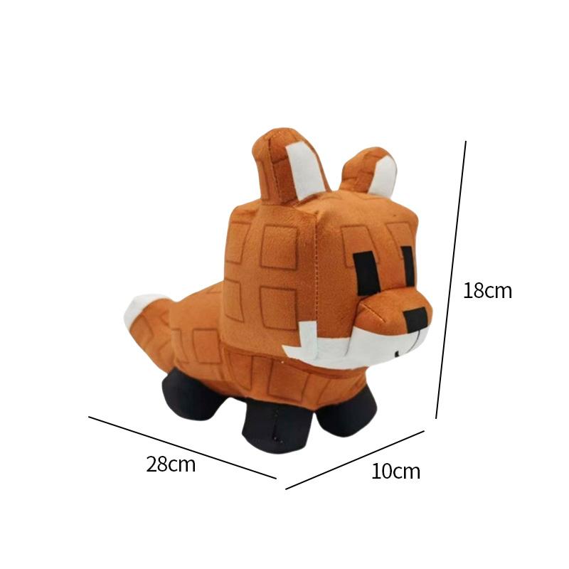 Game Grow A Garden Small Game Pillow Keychain Raccoon Red Fox For Birthday Gifts Plush Pixel Animal Model Ornament Game Souvenir