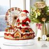 Colorful Santa Claus Ferris Wheel Acrylic Decoration for Christmas Home Desktop Festival Gift Flat Print Design Gifts