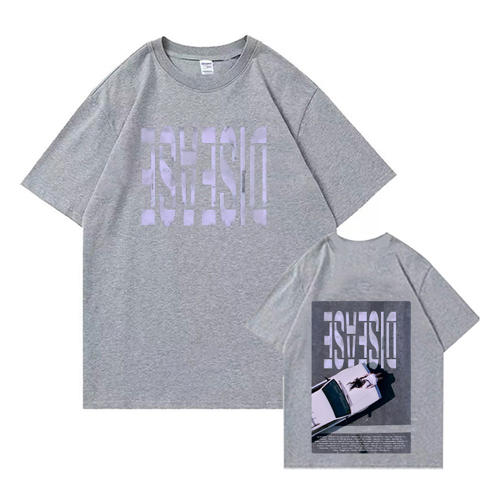 2026 SpringSummer Lady Gagas New Single Disease Collection of Creative Printed Design Fashion TShirt