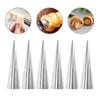 10pcs Stainless Steel Croissant Mold S/M/L Conical & Beveled Cylinders Dough Roll Brioche Kitchen Baking Supplies YMY