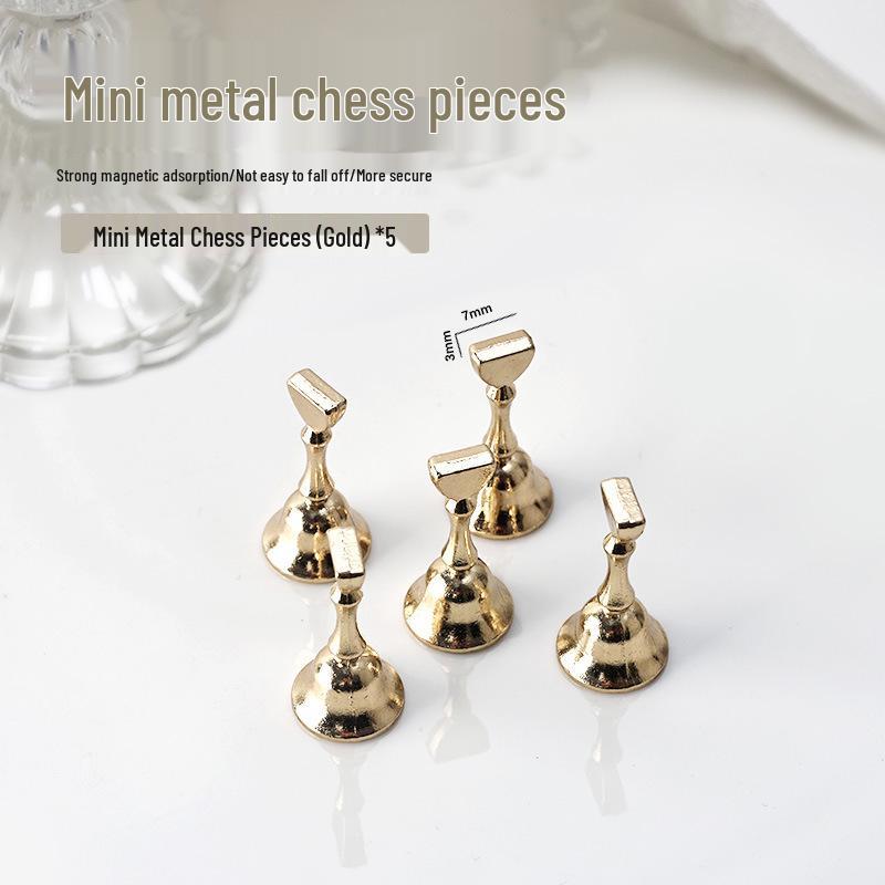 Fairy Aurora Iridescent Nail Art Practice Base & Holder: Thickened Acrylic Magnetic Display Stand