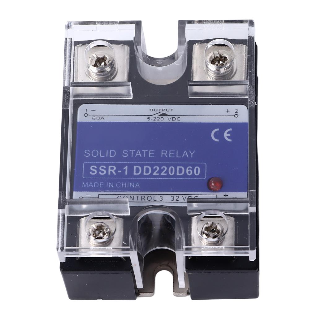 DC to DC Single Phase Solid State Relay 3?32VDC Input 5?220VDC Load SSR Relay for Control System