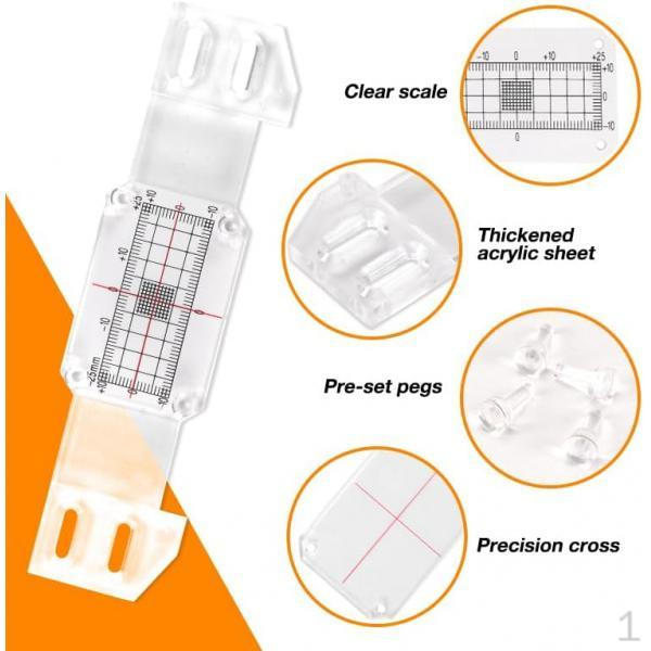 

Accurate Crack Record Tool, Acrylic Gauge Ruler