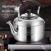 Large Capacity Stainless Steel Electric Kettle with Whistle, Auto Power Off, and Keep Warm Function for Office or Hotel Use