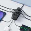 7 Outlet Travel Power Strip 6 Outlet Conversion Plug Sturdy Material Extension Cord  Office