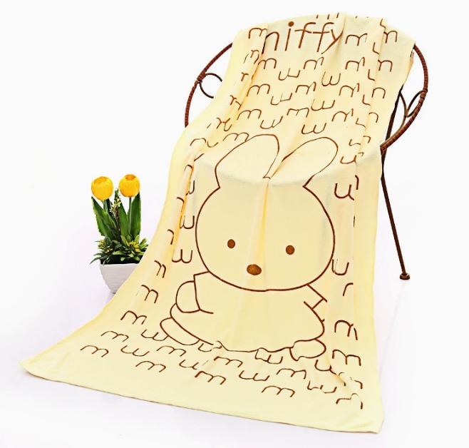 Children'S Bath Towel, Quick Drying Beach Towel, Adult Household Bath Towel Free Quick Dry Beach Towel Microfiber