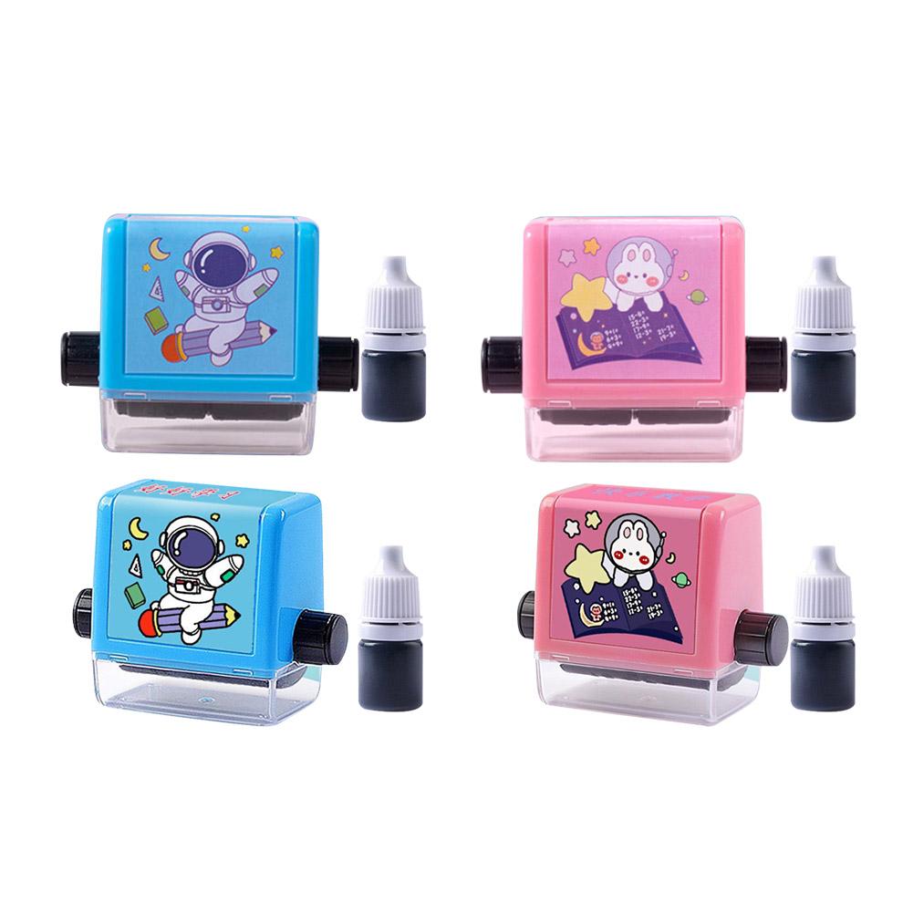 

4 шт./набор математических роликовых штампов для сложения, вычитания, умножения, деления, скользящего числа, штамп для практики, цифровой обучающий штамп