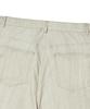 BEYOND CLOSET [Collection Line] Coated Texture Detail Carpenter Pants Beige