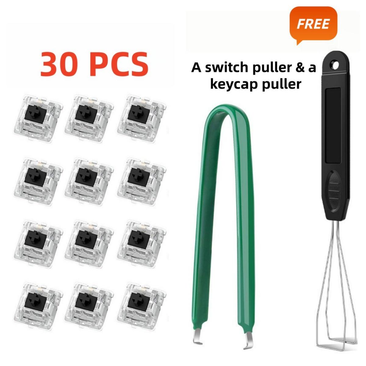 ITLY Dustproof Mechanical Switches (4 Colors Available) Switch Puller + Keycap Puller
