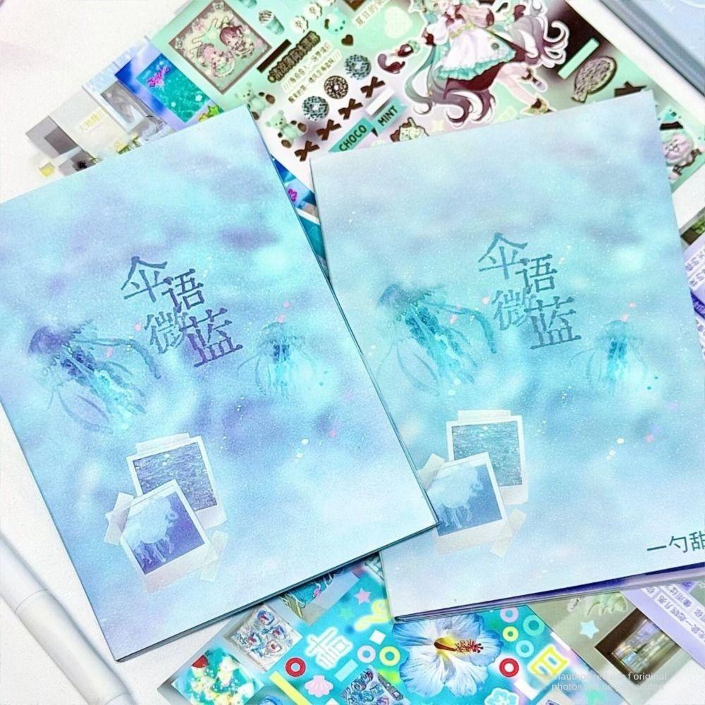 DIY Y2K Stickers Book 24 Pages Scrapbooking Stickers GIfts Material Sticker Book