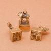 Vintage Ottone Segno Zodiacale Cinese Sigillo Ornamento Decorazioni Figurine Miniature Accessori Decorazioni per la Casa Artigianato Souvenir e Regali