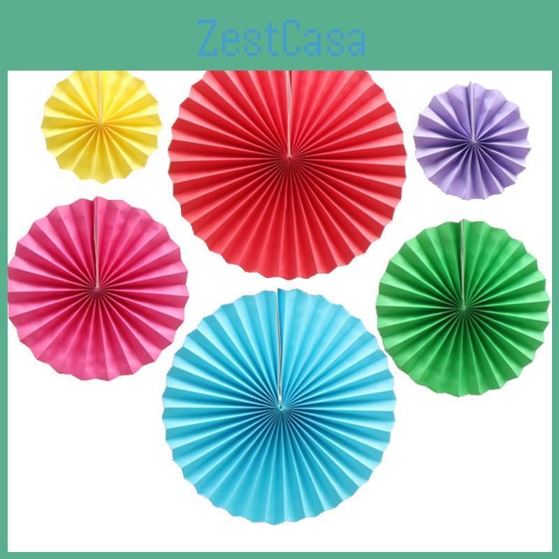 Beautiful Paper Fan Flower Decorations For Stunning Baby Shower Party Displays