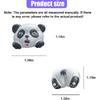2PCS Panda Head and Tail Car Air Vent Clip, Cute Animal Vehicle Dashboard Air Vent Trim Clips, Creative Automotive Interior Diffuser Decoration