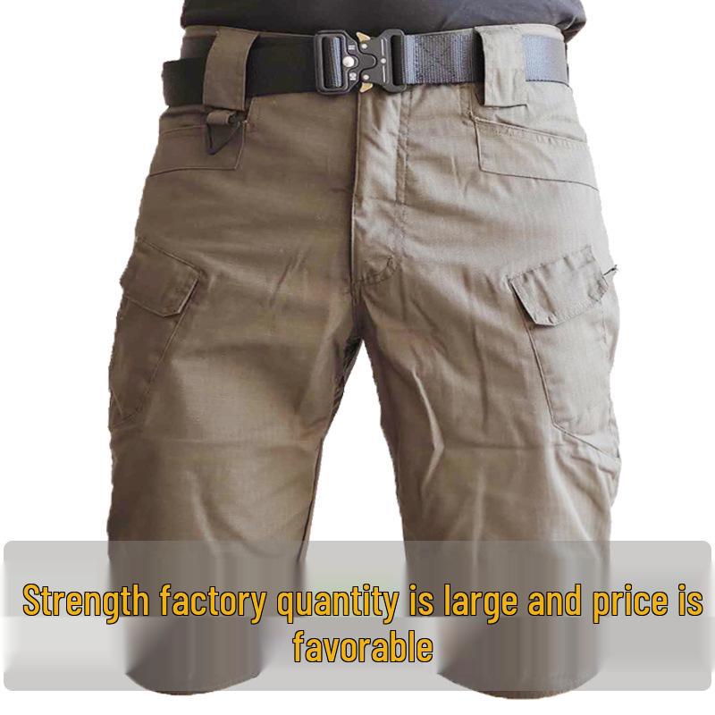 Polo Tactic pentru Fani Militari Bărbați - Mânecă Scurtă, Guler Turn-Down