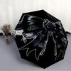 1pc Gothic Bow Automatic Open/Close Umbrella, Lightweight for Women/Men, Perfect Gift - for Everyday or Holiday Eventsyy251127092