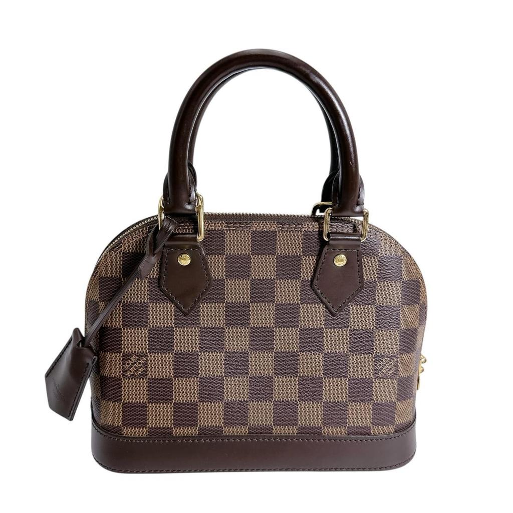 LOUIS VUITTON Damier Alma BB Handbag Damier canvas Brown Women N41221 Used