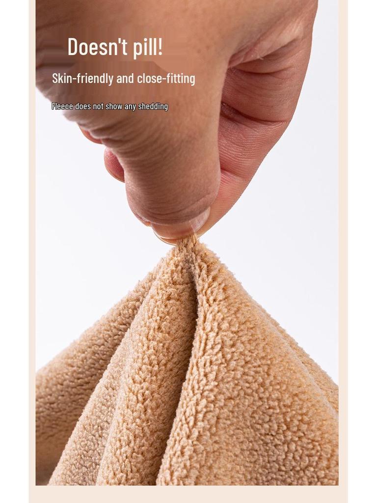 Men's Winter Fleece-Lined Camel Wool Base Layer Set - Warm Cotton Underwear and Pants for Middle-Aged and Elderly