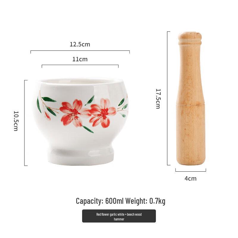 QIWEL Ceramic Mortar and Pestle
