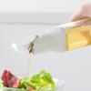 1 bottiglia di olio d'oliva quadrata da 500 ml, dispenser per olio da cucina, dispenser automatico per aceto, dispenser per salsa di soia a prova di perdite