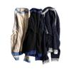 THEWARLD Embroidery Logo Sweater Black/Blue