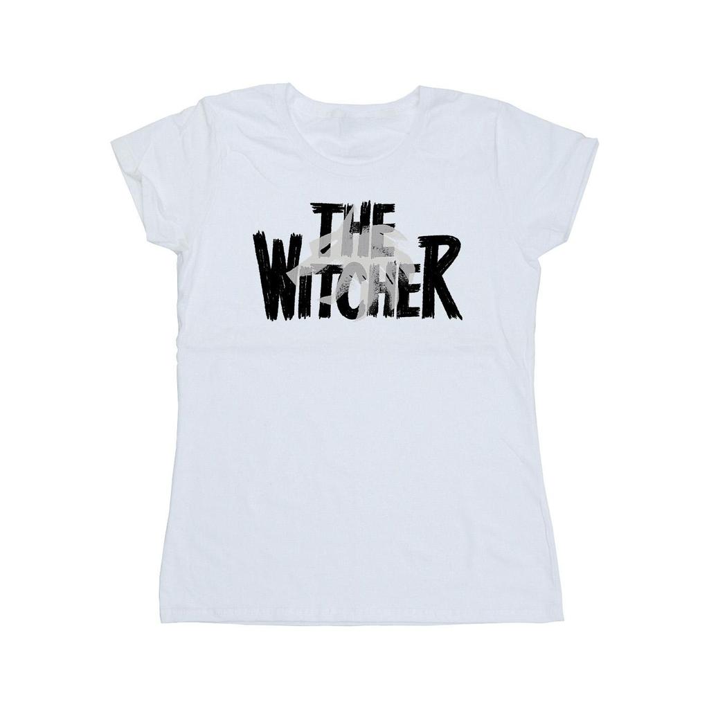Netflix Womens/Ladies The Witcher Wolfhead Witcher Cotton T-Shirt