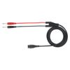P1203 BNC Male Plug To Banana Plug Coaxial Cable Oscilloscope Test   120cm
