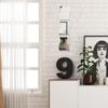 6PCS 3D Wave Mirror Wall Sticker Self Adhesive Home Decoration