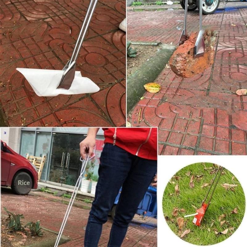 Extended Reach Grabber Stick Tool Metal Claw 58cm 68cm 78cm Lightweight Handheld Picker for Trash Indoor Outdoor Cleaning