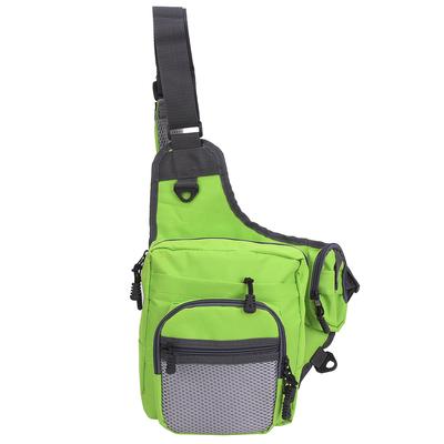 Polyester Multi Functional Fishing Tackle Crossbody Bag Outdoor Sports Hiking Travel Shoulder